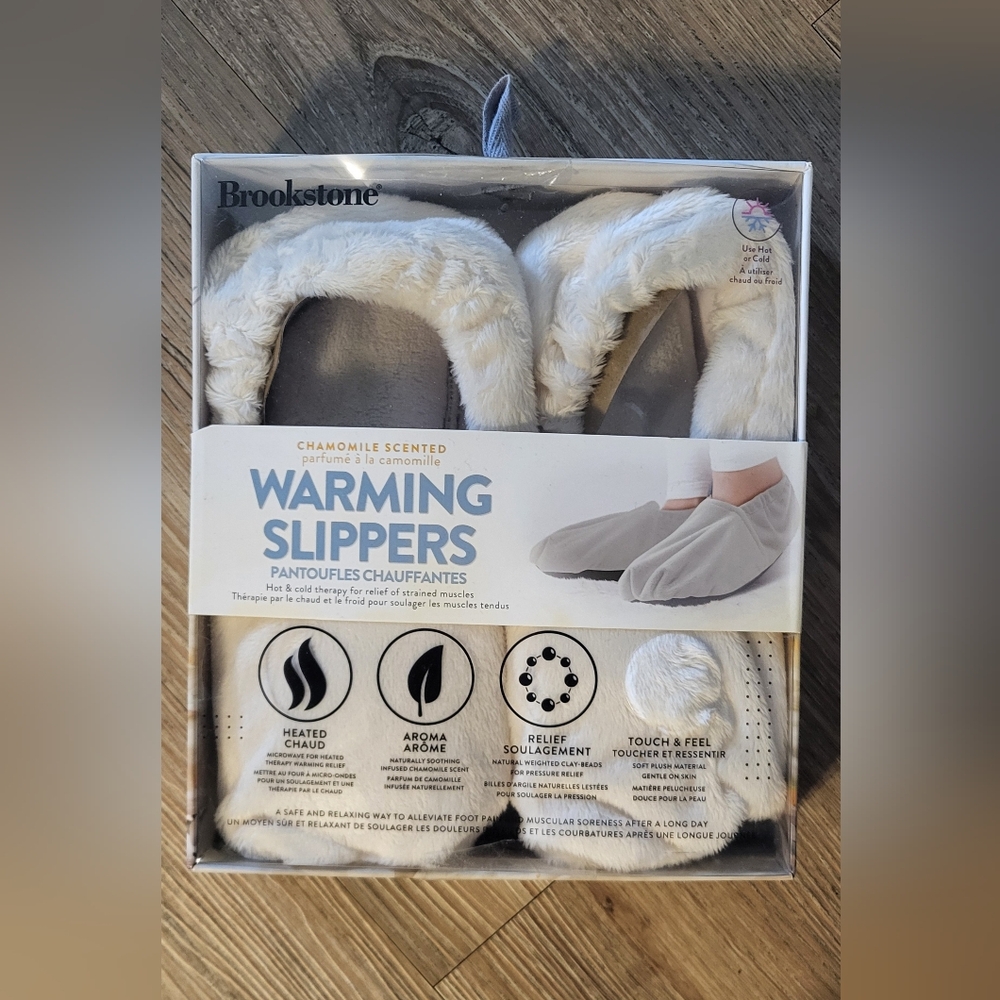 Brookstone Warming Slippers